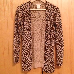 Leopard Print Cardigan