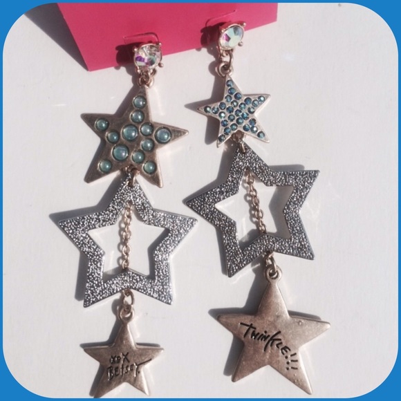 💢SOLD💢BETSEY JOHNSON STARGAZER STAR LINEAR - Picture 2 of 4