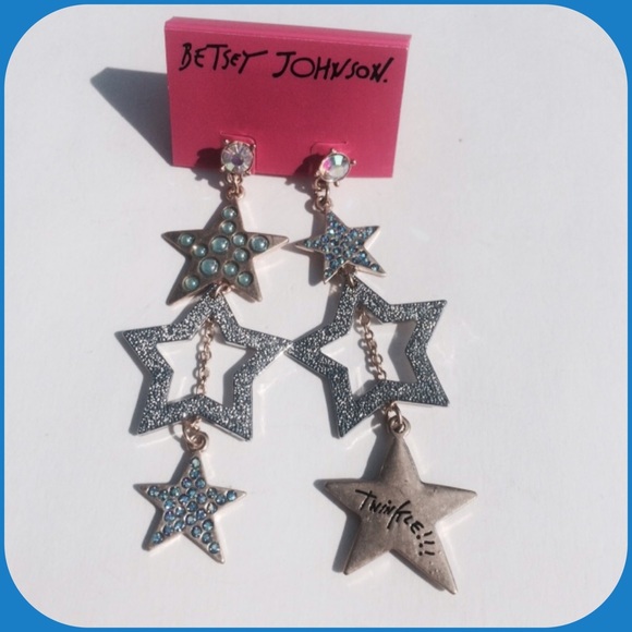 💢SOLD💢BETSEY JOHNSON STARGAZER STAR LINEAR - Picture 3 of 4