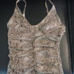 Express snake print tank