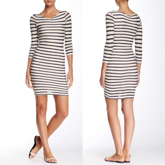 ⭐️RARE⭐️James Perse Cashmere Boatneck dress!