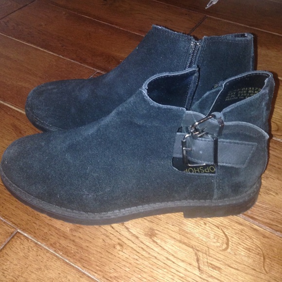Black TOPSHOP Boots size 8
