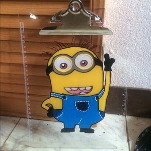 Despicable Me Minion Hand Painted Clipboard