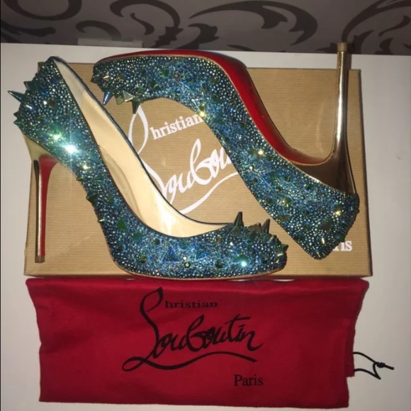 *SOLD* NEW CHRISTIAN LOUBOUTIN " FIFI " STRASS - Picture 2 of 4
