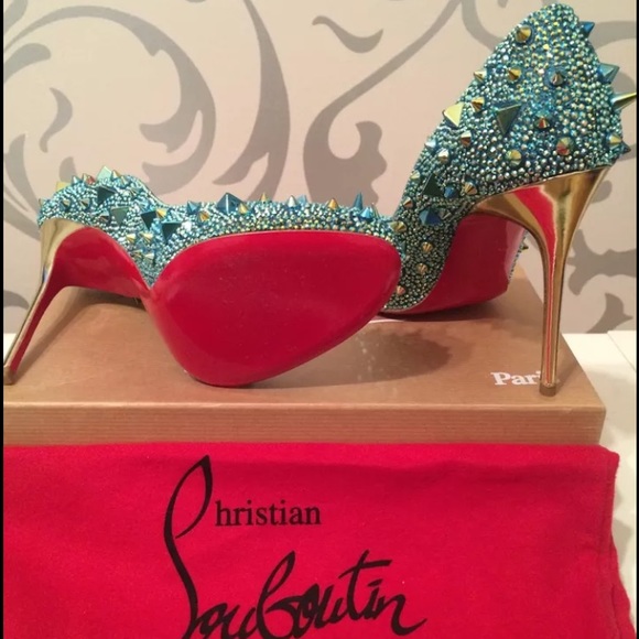 *SOLD* NEW CHRISTIAN LOUBOUTIN " FIFI " STRASS - Picture 3 of 4