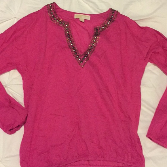 Hot Pink Michael Michael Kors top