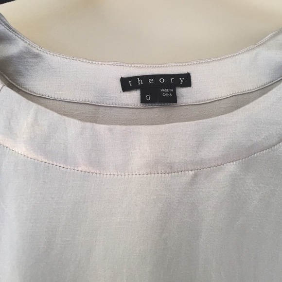 Off white satin theory dress. Never worn! - Picture 2 of 3