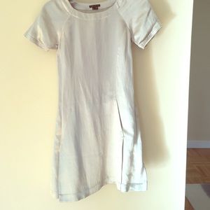 Off white satin theory dress. Never worn!