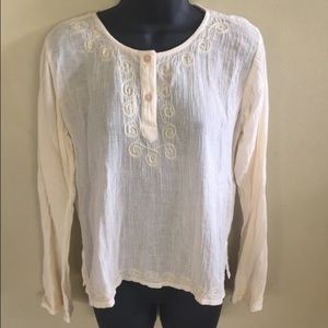 Vintage Detailed Hippie Top
