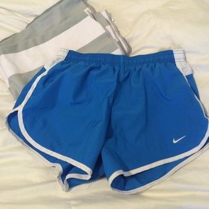 Never worn, Nike shorts with built in spandex