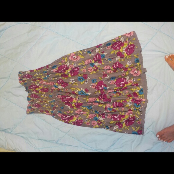 Floral tube dress