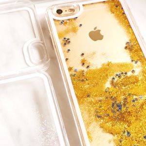 Glitter waterfall case