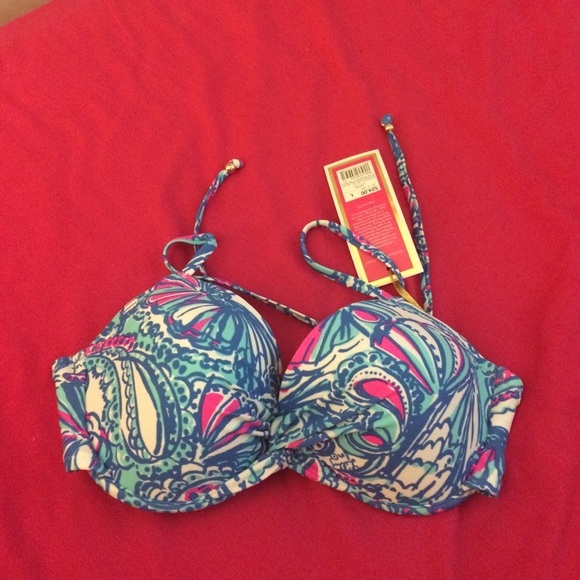 Lilly Pulitzer for Target bathing suit top sz L