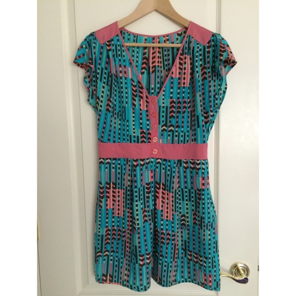 Geometric summer dress dress by Juicy Couture - Picture 1 of 4