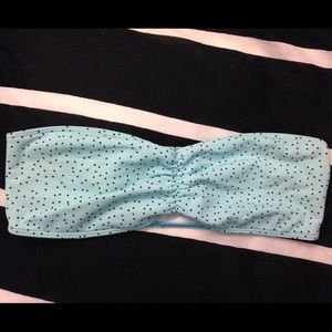 American Apparel Ruched Bandeau Bikini Top