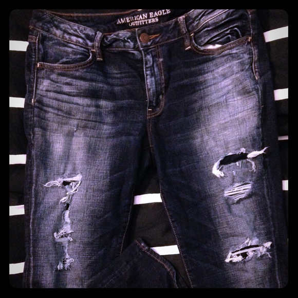 American Eagle "Medium Repair" Jeans