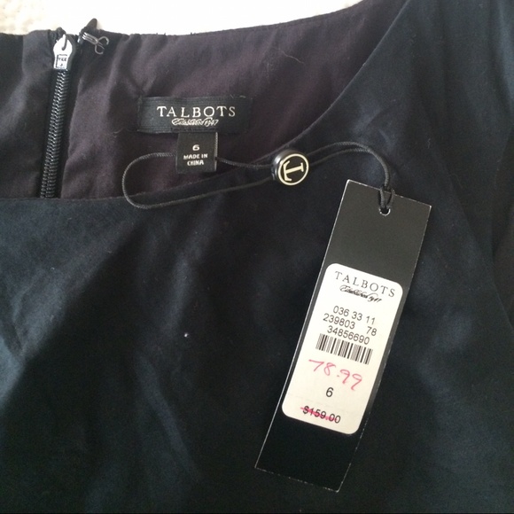 Talbots black layered dress! - Picture 2 of 2