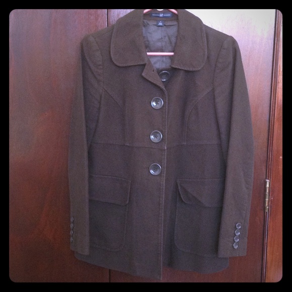 Gap chocolate brown coat