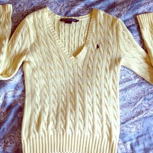 ✖️SOLD✖ ️Yellow Ralph Lauren Sport Sweater