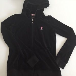 Black Juicy Couture hoodie for kids