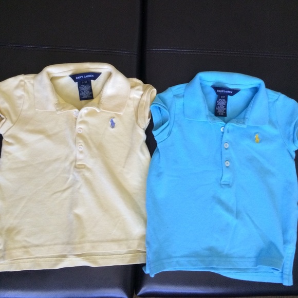 ❌SOLD❌Two Ralph Lauren girls polo shirts