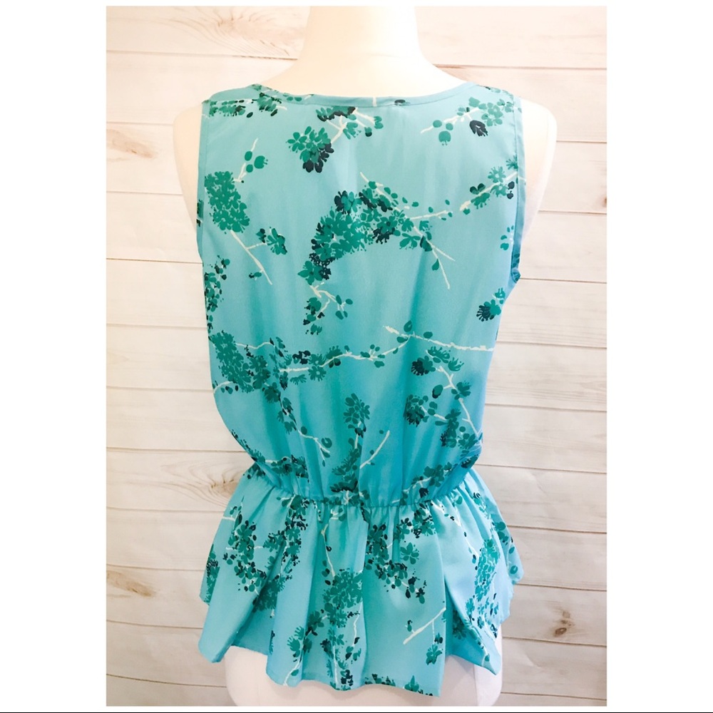 ANTHROPOLOGIE FLORAL PEPLUM TOP ~ NWT - Picture 5 of 7