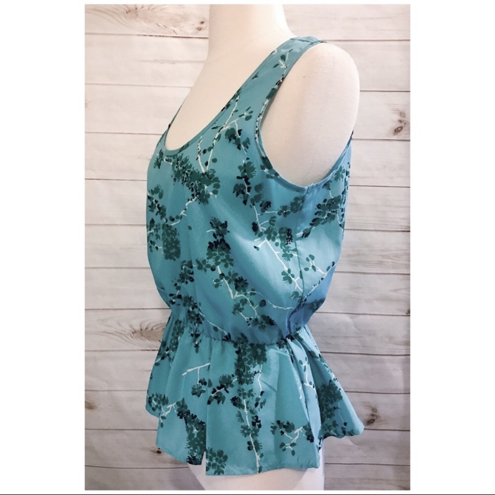 ANTHROPOLOGIE FLORAL PEPLUM TOP ~ NWT - Picture 4 of 7