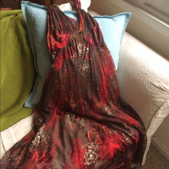 Diaphanous Mary Green Dress