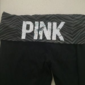 VS Pink Yoga Leggings