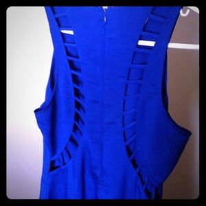 SOLD Cut out blue dress