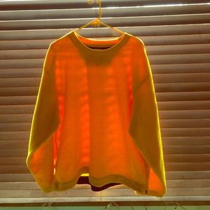 Yellow/Blue Warm-Up Long Sleeve Top