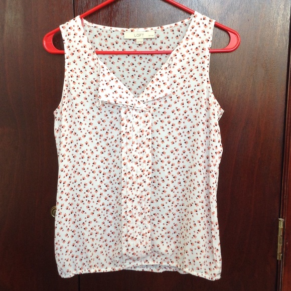 LOFT sleeveless blouse