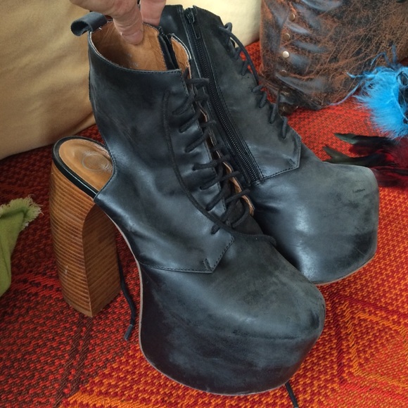Jeffrey Campbell platform ankle shoes