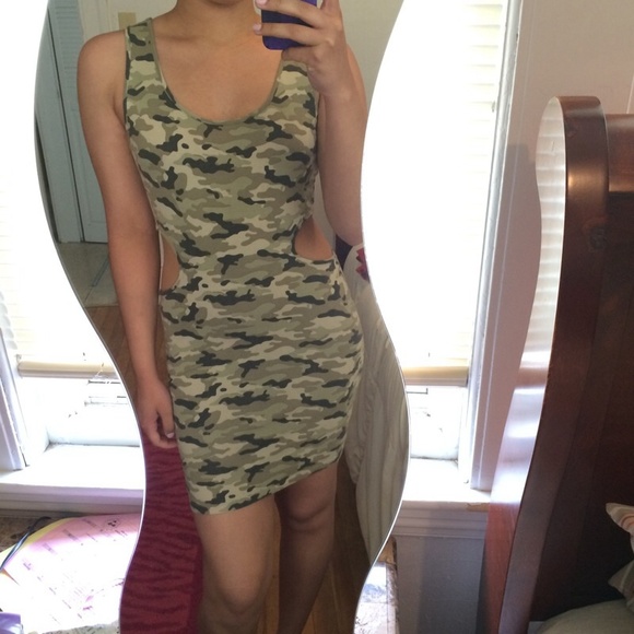 Camouflage Bodycon Dress