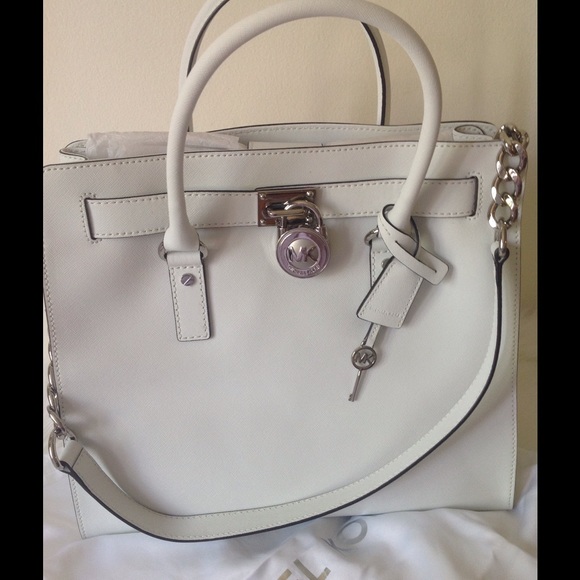 Michael Kors Handbags - Michael kors white Hamilton brand new trade