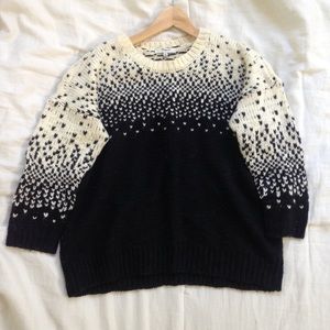 Madewell Black & White Sweater