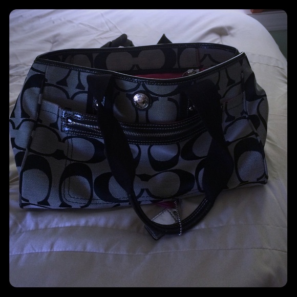black coach purse