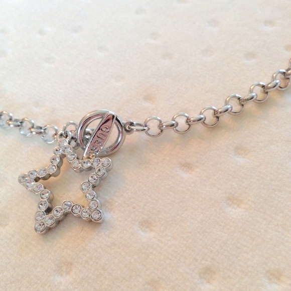 Guess Jewelry - guess rhinestone necklace