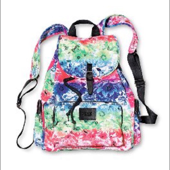 PINK Victoria's Secret classic flower backpack