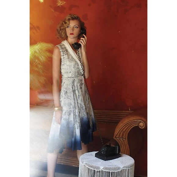 Anthropologie Approaching Blue Dress
by AMPM