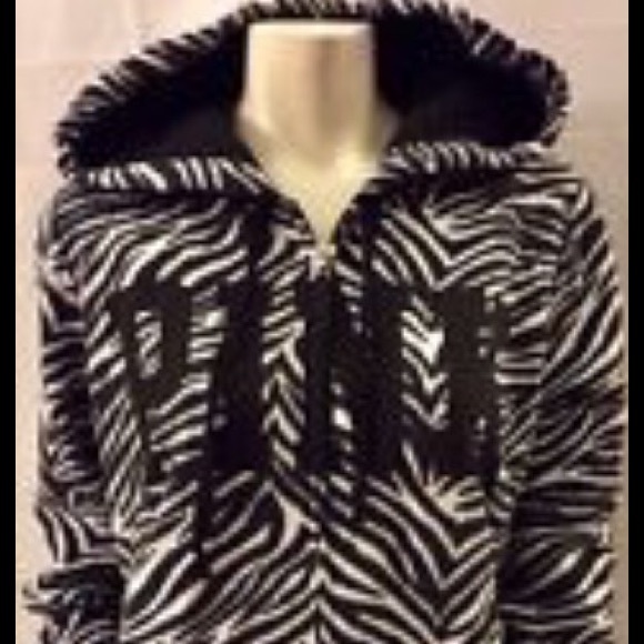 Victoria's Secret Pink zebra hoodie