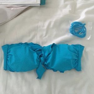 VS blue swimsuit top