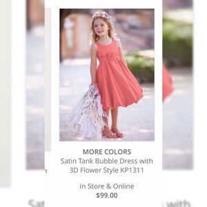 Flower girl dress from David's Bridal. (Worn once)