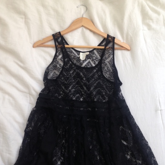 NWOT Anthropologie Sheer Lace Dress