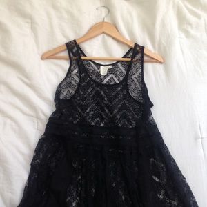 NWOT Anthropologie Sheer Lace Dress