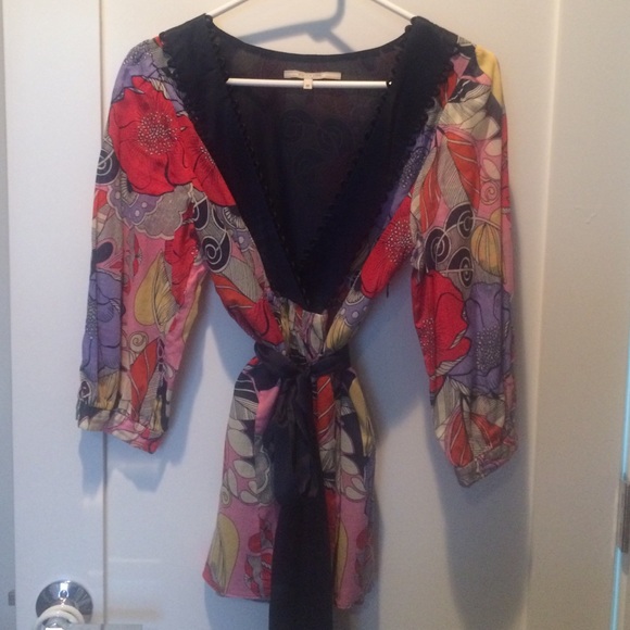 Wendy katlen top with satin sash. - Picture 1 of 4