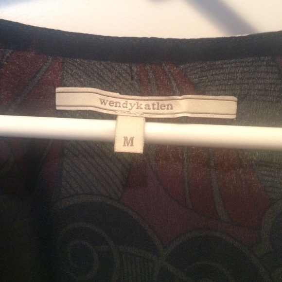 Wendy katlen top with satin sash. - Picture 2 of 4