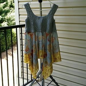 Flowery Summer Tunic