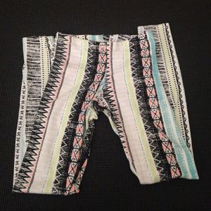 retro print leggings