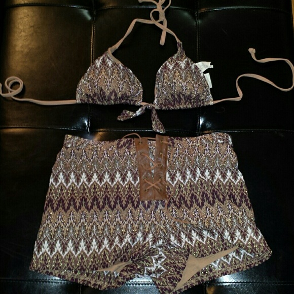 Two Piece Swimsuit Padded Bikini Top